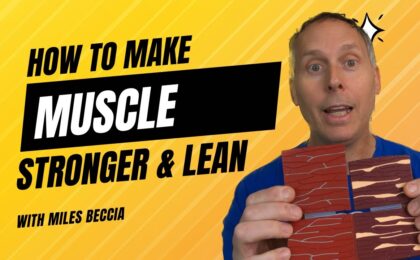 how to make a muscle stronger an How to make a muscle stronger and lean with weight training